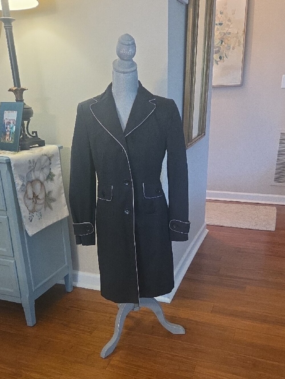 LOFT Black Trench Coat